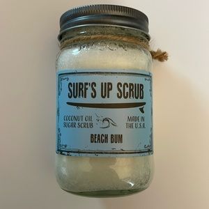 Surf’s up coconut oil sugar scrub